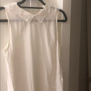Maje High Neck Sleeveless Blouse